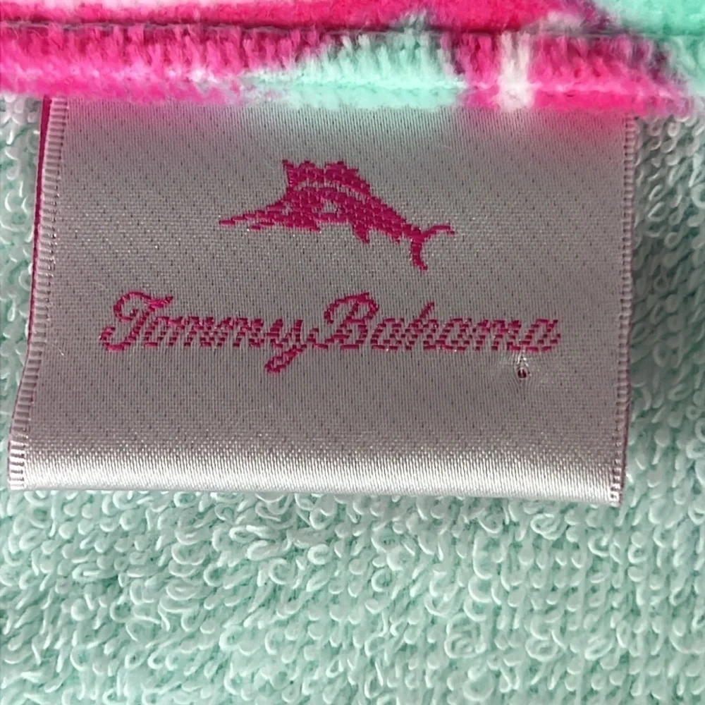 Tommy Bahama Kids Mermaid Beach Towels Aqua and Pink 100% Cotton 2 pc NEW